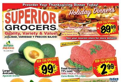 Superior Grocers (CA) Weekly Ad Flyer Specials November 9 to November 15, 2022