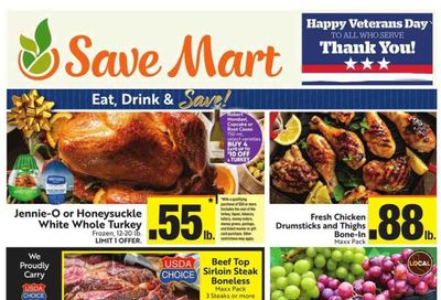 Save Mart (CA, NV) Weekly Ad Flyer Specials November 9 to November 15, 2022