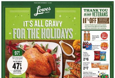 Lowes Foods (NC, SC) Weekly Ad Flyer Specials November 9 to November 15, 2022