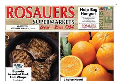 Rosauers (ID, MT, OR, WA) Weekly Ad Flyer Specials November 9 to November 15, 2022