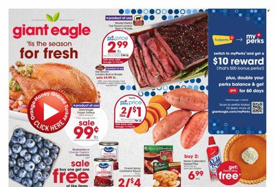 Giant Eagle (OH, PA) Weekly Ad Flyer Specials November 10 to November 16, 2022