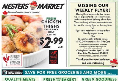 Nesters Market Flyer April 19 to 25