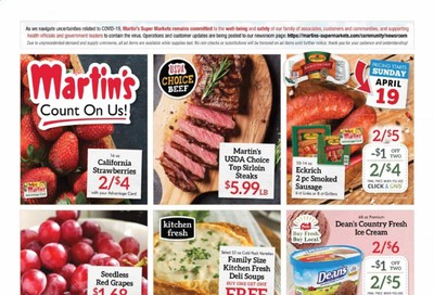 Martin’s Weekly Ad & Flyer April 19 to 25