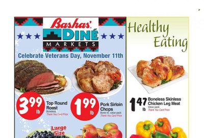 Bashas' Diné Markets (AZ, NM) Weekly Ad Flyer Specials November 9 to November 15, 2022