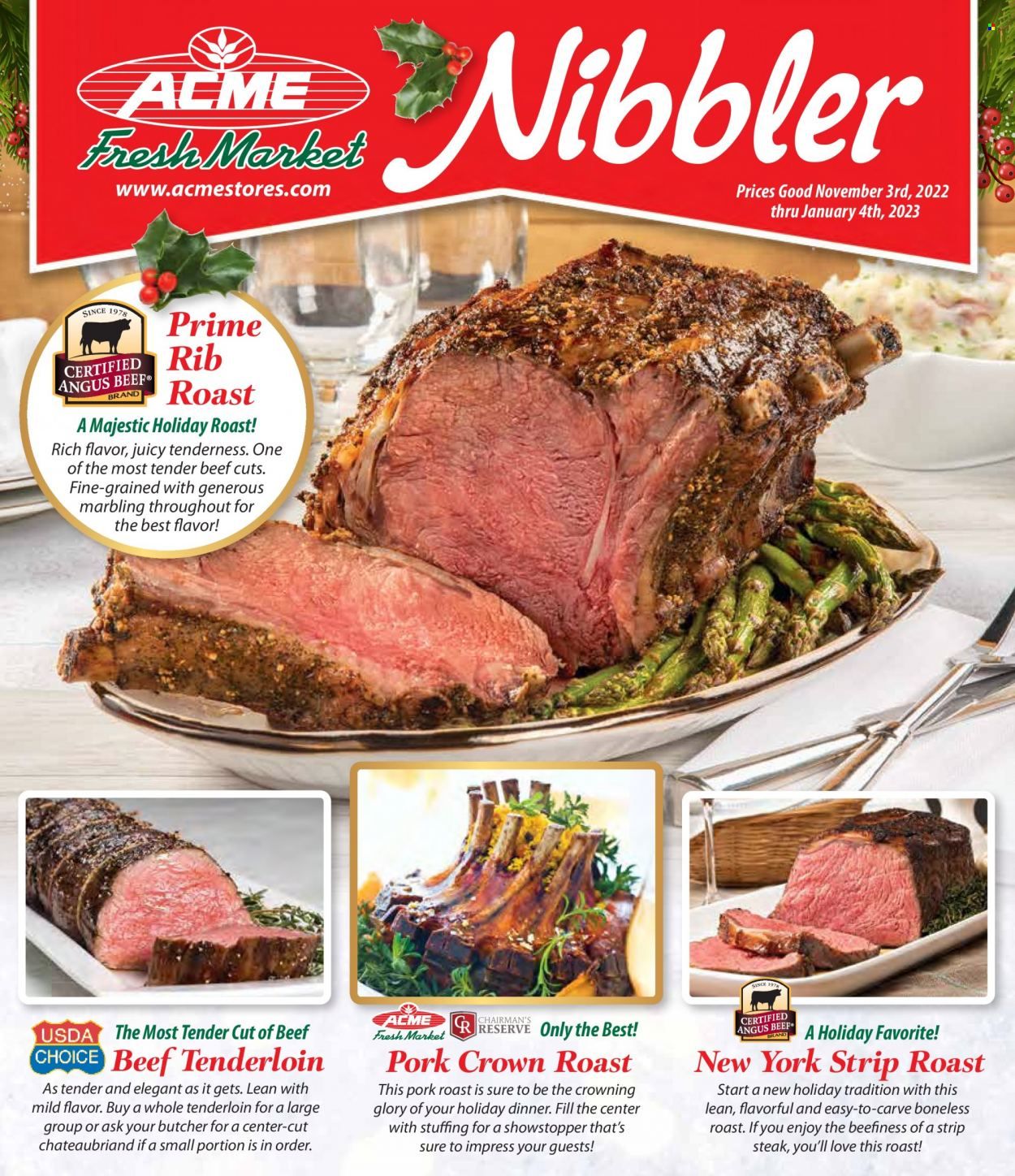 ACME Fresh Market (OH) Weekly Ad Flyer Specials November 3 to January 4, 2023