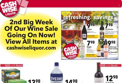 Cash Wise Liquor Only (MN) Weekly Ad Flyer Specials November 6 to November 12, 2022