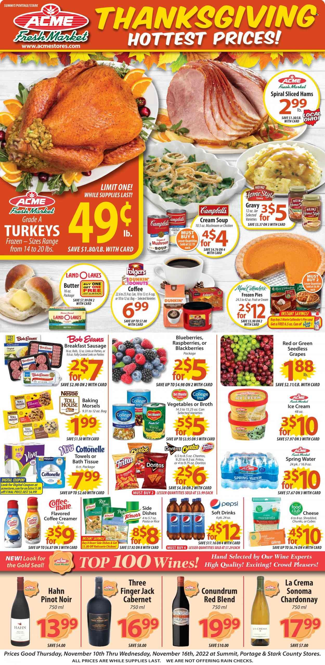 ACME Fresh Market (OH) Weekly Ad Flyer Specials November 10 to November 16, 2022
