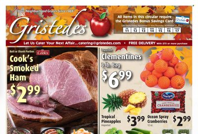 Gristedes (NY) Weekly Ad Flyer Specials November 11 to November 17, 2022
