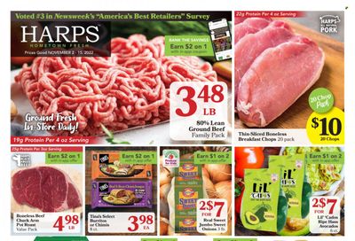 Harps Hometown Fresh (AR, MO, OK) Weekly Ad Flyer Specials November 2 to November 15, 2022