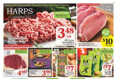 Harps Hometown Fresh (AR, MO, OK) Weekly Ad Flyer Specials November 2 to November 15, 2022