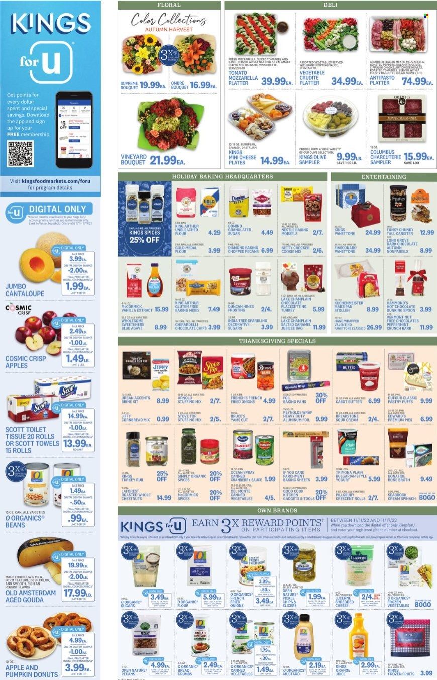 Kings Food Markets (CT, NJ, NY) Weekly Ad Flyer Specials November 11 to November 17, 2022