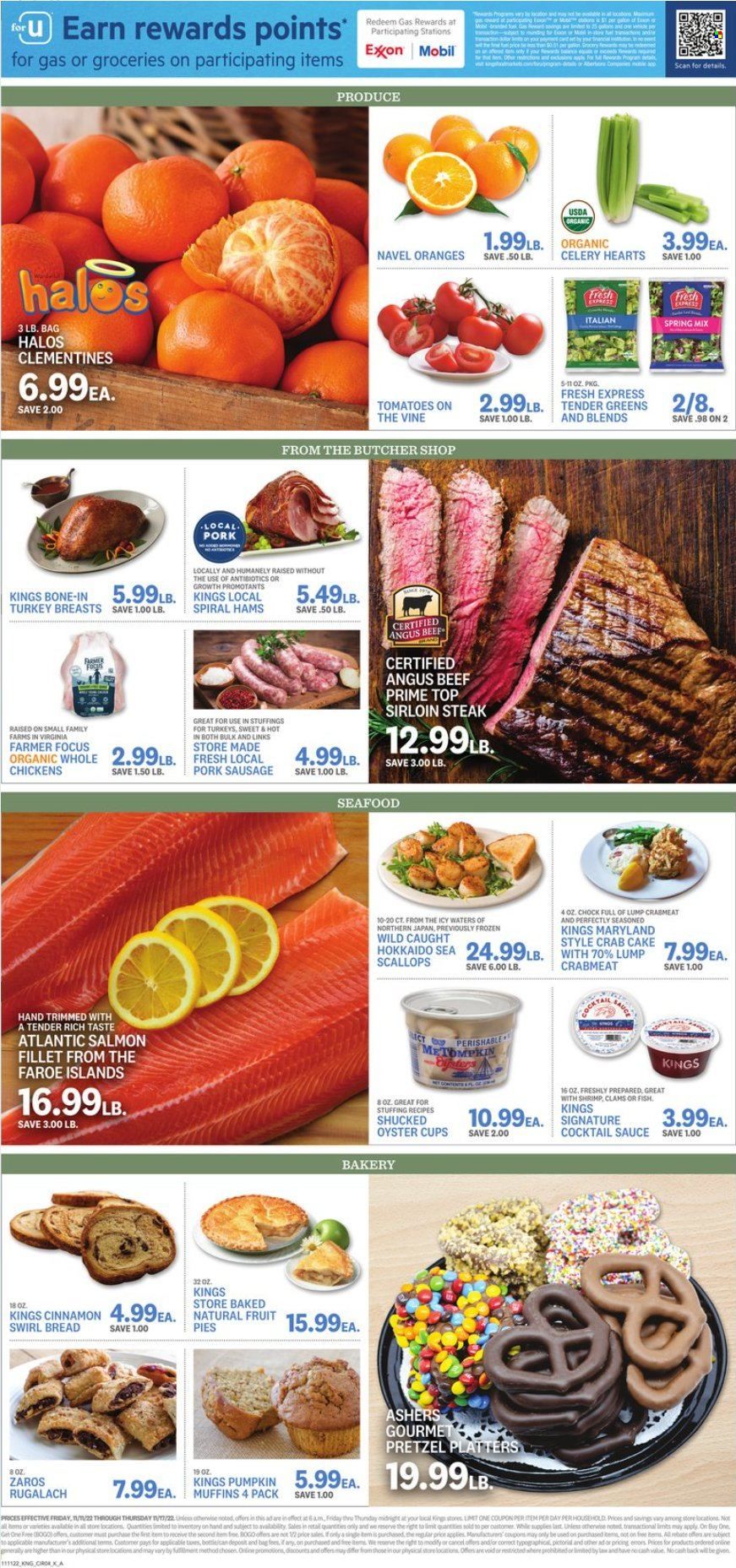 Kings Food Markets (CT, NJ, NY) Weekly Ad Flyer Specials November 11 to November 17, 2022