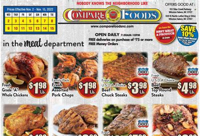 Compare Foods (NC) Weekly Ad Flyer Specials November 2 to November 15, 2022