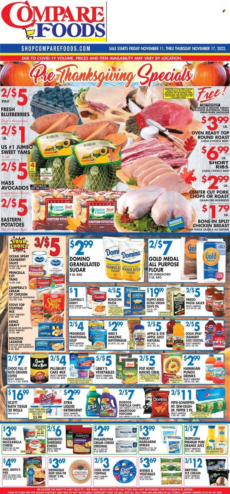 Compare Foods (CT, MD, NC, NJ, NY, RI) Weekly Ad Flyer Specials November 11 to November 17, 2022