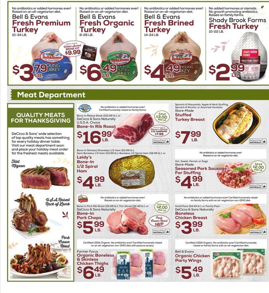 DeCicco & Sons (NY) Weekly Ad Flyer Specials November 11 to November 17, 2022