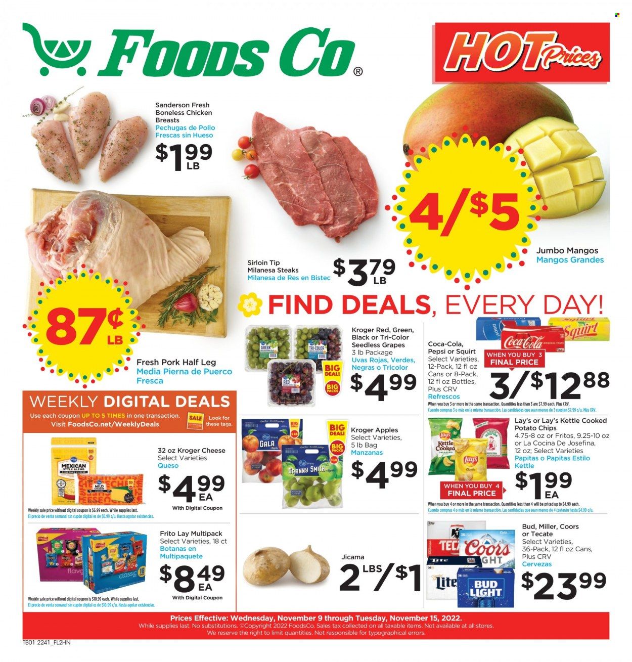Foods Co (CA, OH, VA) Weekly Ad Flyer Specials November 9 to November 15, 2022
