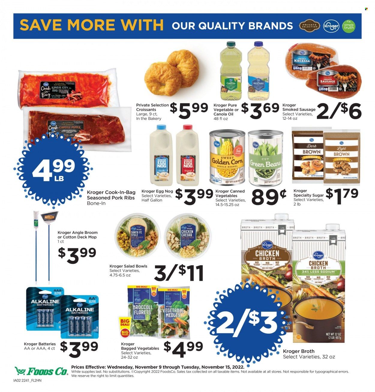 Foods Co (CA, OH, VA) Weekly Ad Flyer Specials November 9 to November 15, 2022