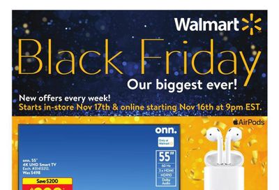 Walmart Black Friday Flyer November 16 to 23