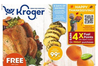 Kroger (GA, IL, LA, MI, OK, SC, TN, TX, VA) Weekly Ad Flyer Specials November 16 to November 24, 2022