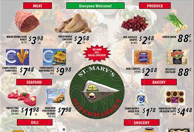 St. Mary's Supermarket Flyer November 16 to 22