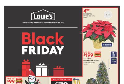 Lowe's (West) Flyer November 17 to 23