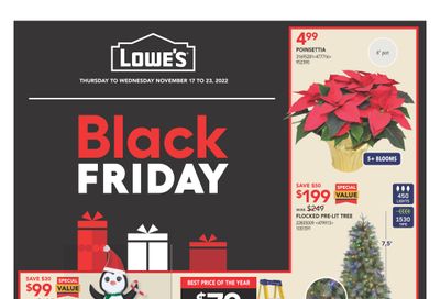 Lowe's (ON) Flyer November 17 to 23
