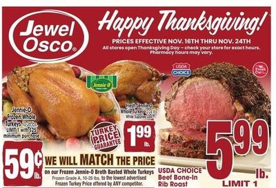 Jewel Osco (IA) Weekly Ad Flyer Specials November 16 to November 24, 2022