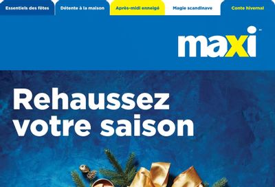 Maxi Super Your Season Flyer November 10 to December 21