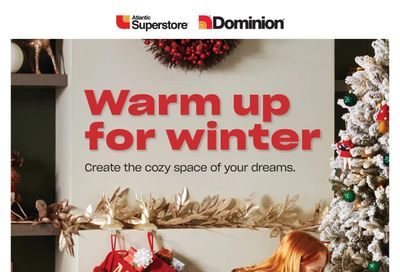 Dominion Warm Up For Winter Flyer November 10 to December 21