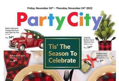 Party City Flyer November 18 to 24