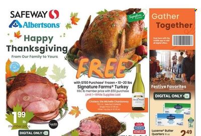 Safeway (WA) Weekly Ad Flyer Specials November 16 to November 24, 2022