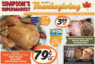 IGA (IN) Weekly Ad Flyer Specials November 16 to November 29, 2022