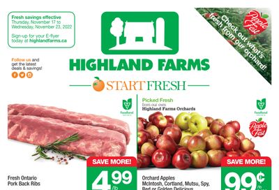 Highland Farms Flyer November 17 to 23