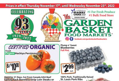 The Garden Basket Flyer November 17 to 23