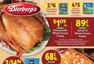 Dierbergs (IL, MO) Weekly Ad Flyer Specials November 15 to November 28, 2022