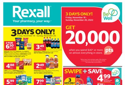 Rexall (AB. SK, MB) Flyer November 18 to 24