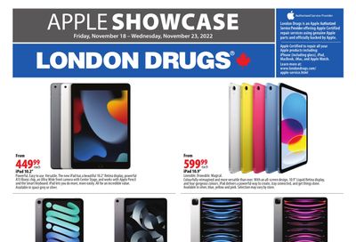 London Drugs Apple Showcase Flyer November 18 to 23