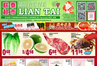 Marche Lian Tai Flyer November 17 to 23