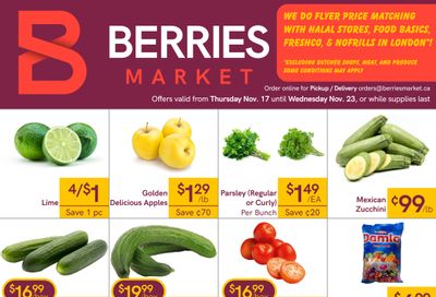 Berries Market Flyer November 17 to 23
