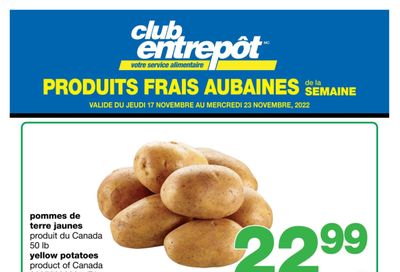 Wholesale Club (QC) Fresh Deals of the Week Flyer November 17 to 23