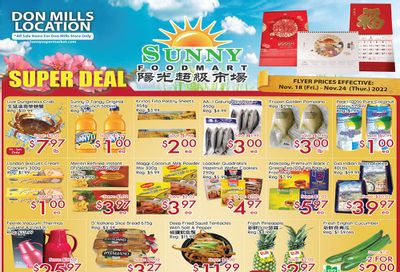 Sunny Foodmart (Don Mills) Flyer November 18 to 24