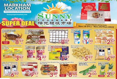 Sunny Foodmart (Markham) Flyer November 18 to 24
