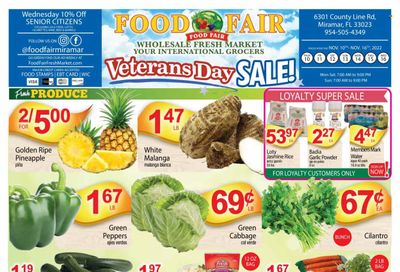 Food Fair Fresh Market (FL) Weekly Ad Flyer Specials November 10 to November 16, 2022