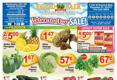 Food Fair Fresh Market (FL) Weekly Ad Flyer Specials November 10 to November 16, 2022