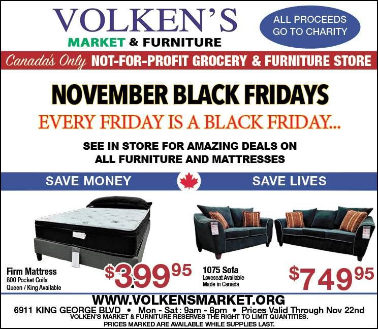 Volken's Market & Furniture Flyer November 16 to 22