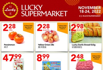 Lucky Supermarket (Edmonton) Flyer November 18 to 24