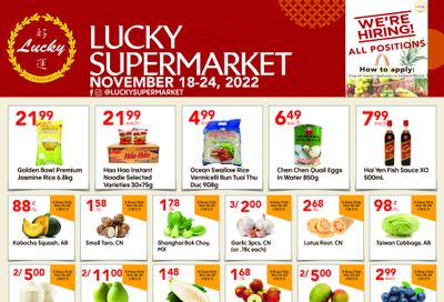 Lucky Supermarket (Calgary) Flyer November 18 to 24