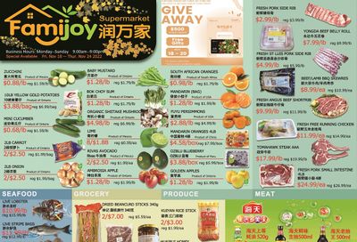 Famijoy Supermarket Flyer November 18 to 24