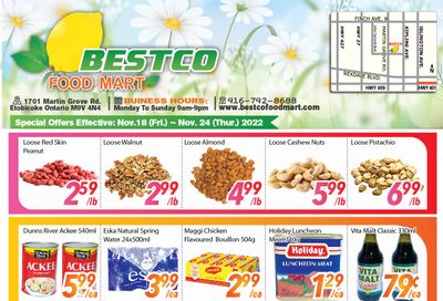 BestCo Food Mart (Etobicoke) Flyer November 18 to 24