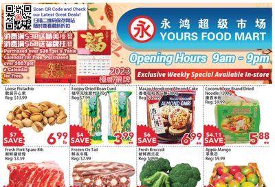 Yours Food Mart Flyer November 18 to 24